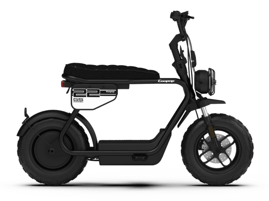 Coopop elektroroller in der Farbe midnight schwarz